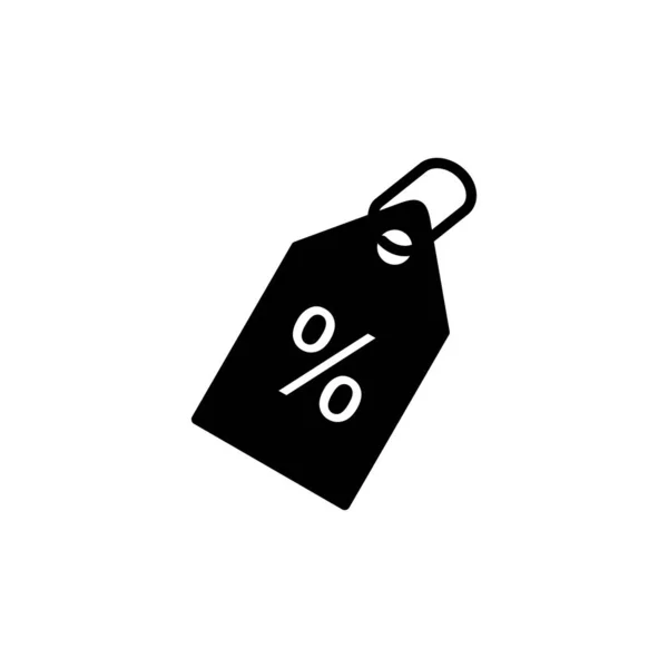 Discount Icon Vektor Shopping Tags Prozentsatz Symbol — Stockvektor