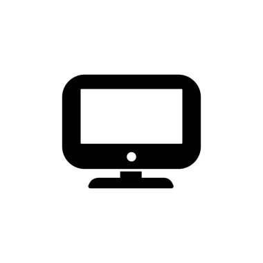 Bilgisayar simgesi vektörü. bilgisayar izleme simgesi.