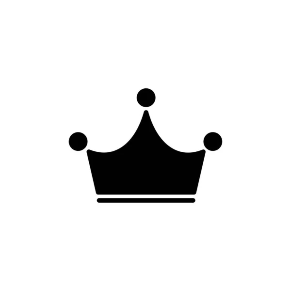 Kronikonvektor Crown Symbol Hjemmeside Design – Stock-vektor
