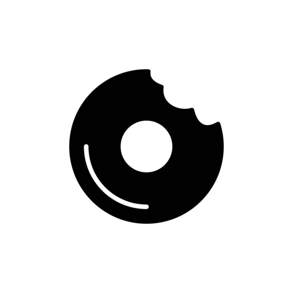 Donut Icon Vektor Donut Ikone Donut Logo — Stockvektor