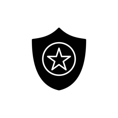 Rozet simgesi vektörü. Rozet etiketi simgesi. Damga Simgesi Vektörü