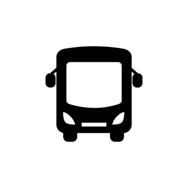 Otobüs simgesi vektörü. bus vektör simgesi