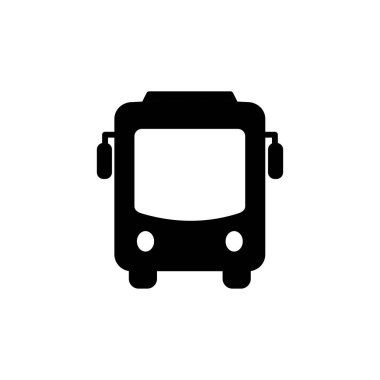 Otobüs simgesi vektörü. bus vektör simgesi