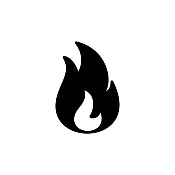 火災アイコンベクトル 炎のアイコン — ストックベクタ
