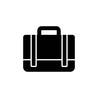 Evrak çantası ikon vektörü. Portföy vektör simgesi. bavul simgesi