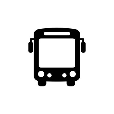 Otobüs simgesi vektörü. bus vektör simgesi