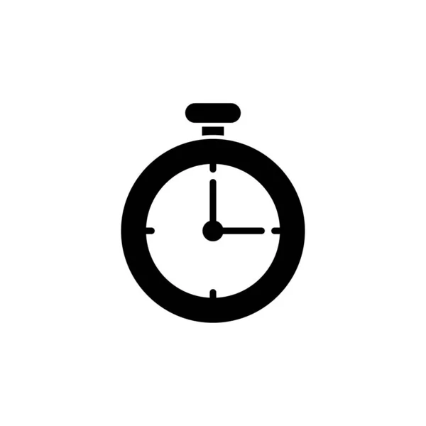 Icono Del Reloj Icono Tiempo Vector Icono Del Reloj Estilo — Vector de stock
