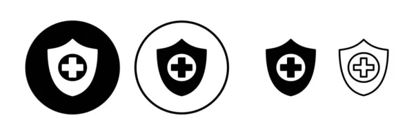 Vektor Ikony Zdravotního Pojištění Ikona Zdravotního Pojištění — Stockový vektor