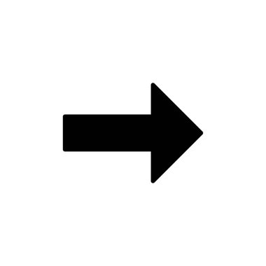 Ok simgesi. Ok sembolü. Web tasarımınız için ok simgesi.