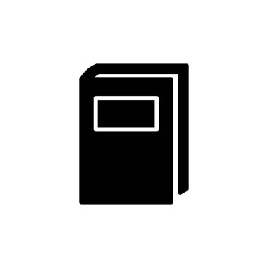 Kitap ikonu vektörü. Kitap vektör simgesini aç.