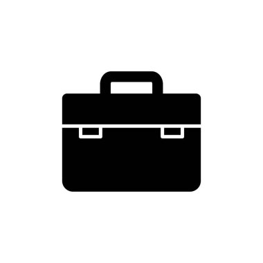 Evrak çantası ikon vektörü. Portföy vektör simgesi. bavul simgesi