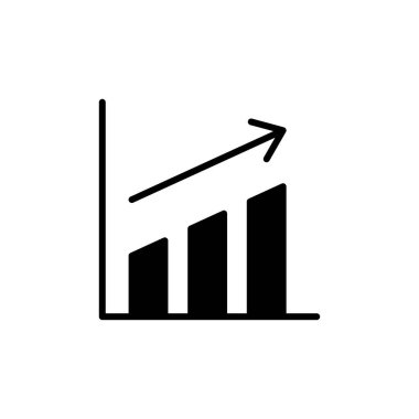 Grafik simgesi vektörü büyüyor. Grafik simgesi. Grafik Simgesi