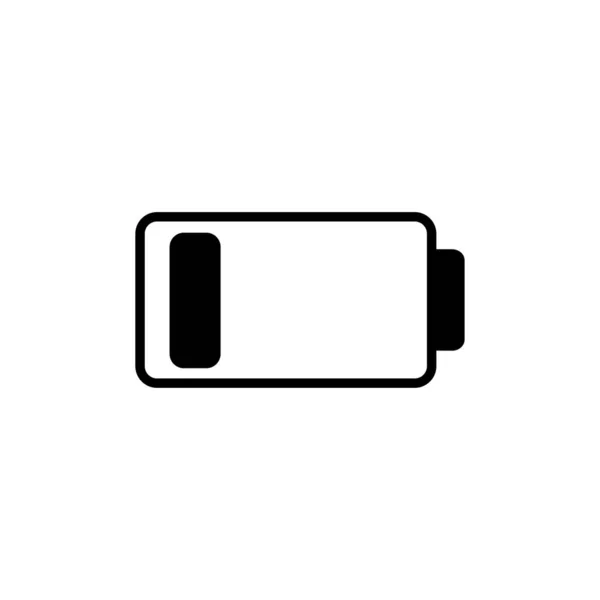 Battery Icon Vector Battery Charge Indicator Icon — Stock Vector