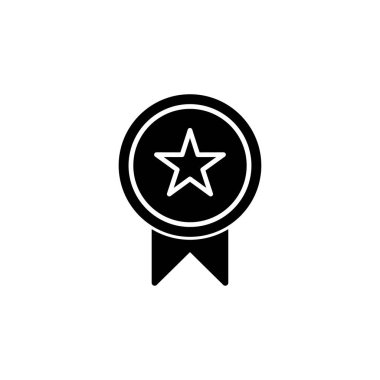 Simge vektörüne ulaş. Madalya ikon vektörü. Ödül. Sertifika