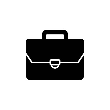 Evrak çantası ikon vektörü. Portföy vektör simgesi. bavul simgesi