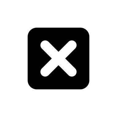 Vektör simgesini kapat. Simgeyi sil. sil, iptal et, çıkış sembolü.