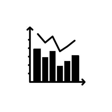 Grafik simgesi vektörü büyüyor. Grafik simgesi. Grafik Simgesi