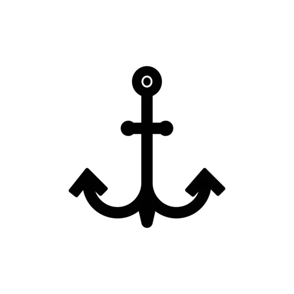 Anchor Icon Vector Anchor Sign Marine Symbol — Stock Vector