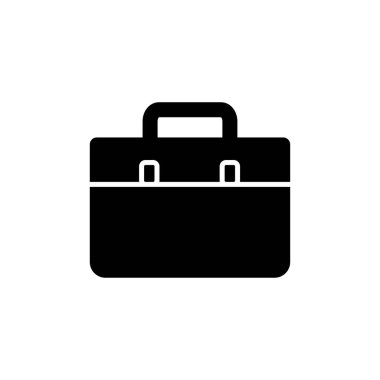 Evrak çantası ikon vektörü. Portföy vektör simgesi. bavul simgesi