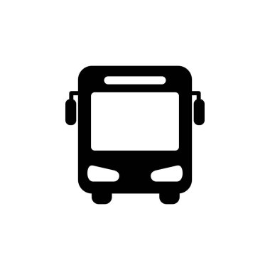 Otobüs simgesi vektörü. bus vektör simgesi