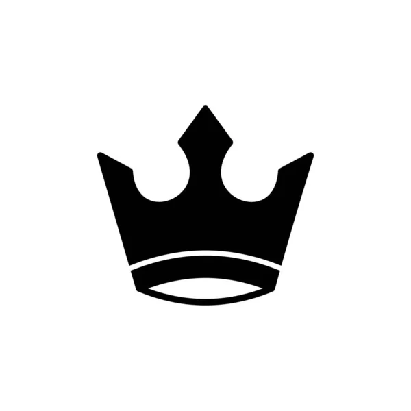 Vetor Crown Icon Símbolo Coroa Para Design Site —  Vetores de Stock