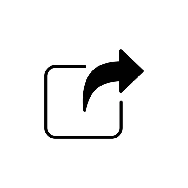 Enlace Externo Vector Icono Símbolo Cadena Hipereslabones Descargar Compartir — Archivo Imágenes Vectoriales
