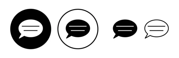 Διανυσματική Εικόνα Συνομιλίας Εικονίδιο Συνομιλίας Μοντέρνο Επίπεδο Στυλ Απομονωμένο Σύμβολο — Διανυσματικό Αρχείο