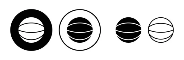 Basketball Ikone Basketball Logo Vektor Symbol — Stockvektor