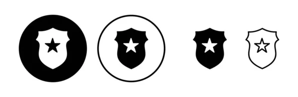 Вектор Значка Значка Значок Бейджа Вектор Иконок — стоковый вектор