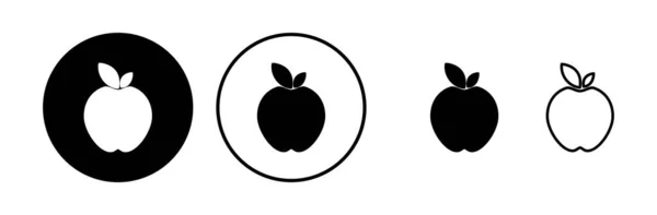 Vektor Ikon Apple Symbol Jablka — Stockový vektor