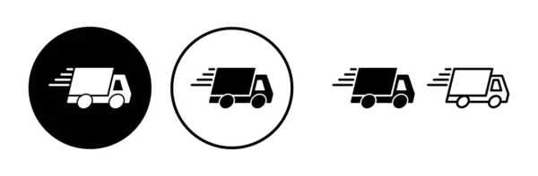 Delivery Icon Vector Shipping Fast Delivery Icon — Stock Vector