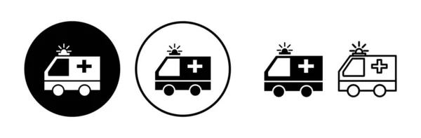 Vetor Ícone Ambulância Ícone Carro Ambulância —  Vetores de Stock