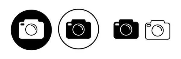 Kamera Simgesi Modada Izole Edildi Kamera Sembolü Web Sitesi Tasarımı — Stok Vektör