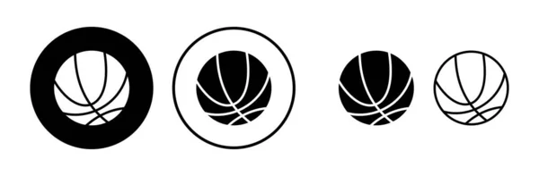 Vecteur Icônes Basket Logo Basket Icône Vectorielle — Image vectorielle