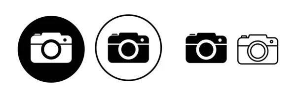 Піктограма Камери Стилі Модний Плоский Ізольований Дизайн Веб Сайту Символу — стоковий вектор