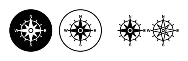 指南针图标向量 导航图标 — 图库矢量图片