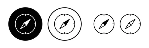 Kompassvektor Navigeringsikon — Stock vektor