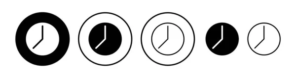 Clock Icon Time Icon Vector Clock Icon Trendy Flat Style — Stock Vector