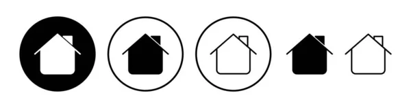Home Icon Vector House Vector Icon — Stock Vector