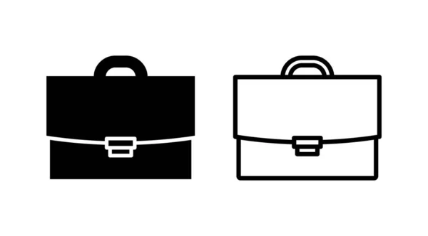 Briefcase Icon Vector Portfolio Vector Icon Suitcase Icon — Stock Vector