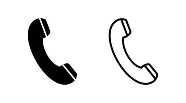 Chiama Vettore Icona Vettore Icona Del Telefono — Vettoriale Stock