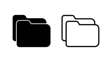 Dizin simgesi vektörü. belge dizin simgesi