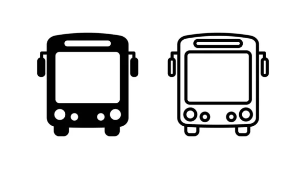 Vecteur Icône Bus Icône Vectorielle Bus — Image vectorielle