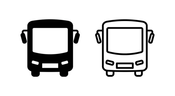 Διανυσματική Εικόνα Λεωφορείου Εικονίδιο Διανύσματος — Διανυσματικό Αρχείο