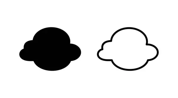 Vecteur Icône Cloud Données Cloud Services Cloud — Image vectorielle
