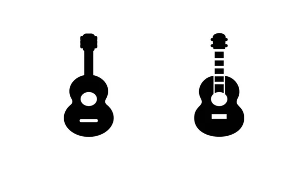 Вектор Піктограм Гітари Знак Музичного Інструменту — стоковий вектор