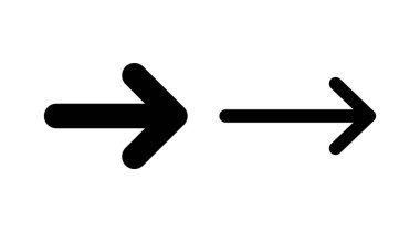 Ok simgesi. Ok sembolü. Web tasarımınız için ok simgesi.