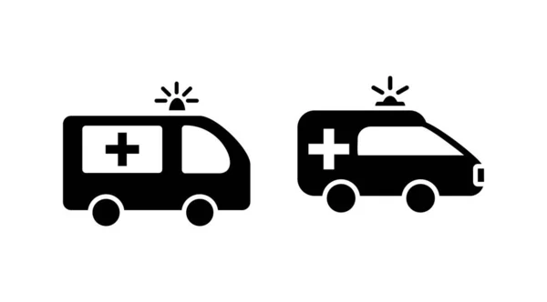 Ambulance Icon Vector Ambulance Car Icon — Stock Vector