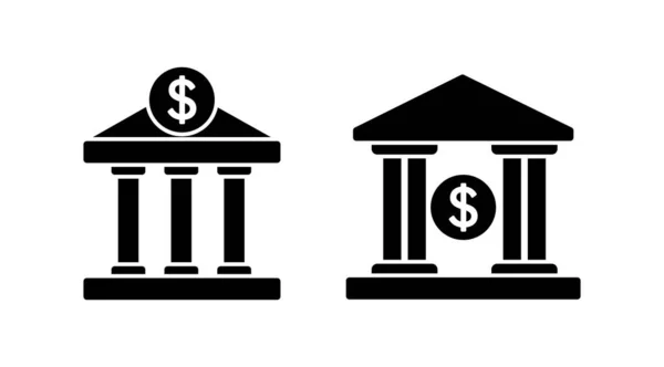 Вектор Значка Банку Символ Банківської Ікони — стоковий вектор