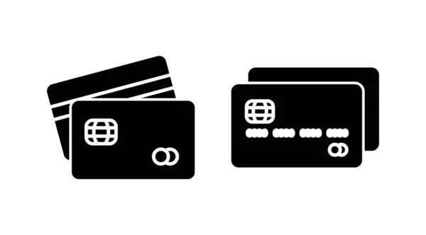 Kreditkortsvektor Betalnings Ikon Betalnings Ikon — Stock vektor